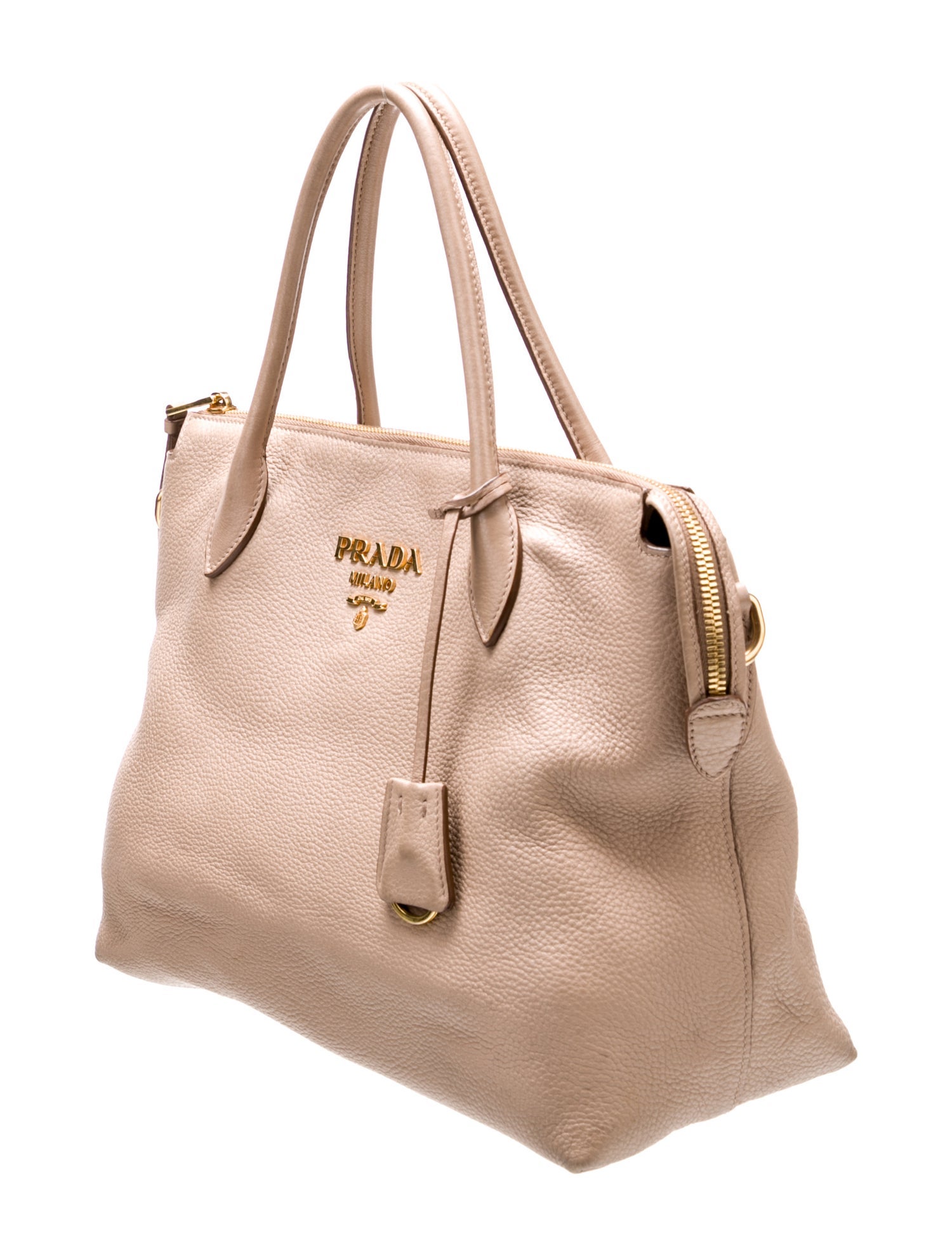 Prada Vitello Daino Leather Top Handle Bag